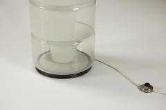 Carlo Nason Floor lamp LT 316 in White shaded Glass by Carlo Nason for AV Mazzega - 3891385