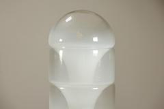 Carlo Nason Floor lamp LT 316 in White shaded Glass by Carlo Nason for AV Mazzega - 3891387