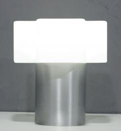 Carlo Nason Italian Glass and Aluminum Table Lamp Made in Italy - 3036591