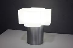 Carlo Nason Italian Glass and Aluminum Table Lamp Made in Italy - 3036592