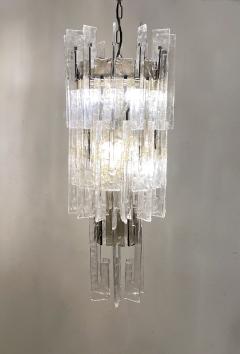 Carlo Nason Italian Mid Century Murano Glass Chandelier by Carlo Nason - 3082223