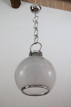 Carlo Nason Italian Midcentury Space Age Pendant Lamp Designed by Carlo Nason for Mazzega - 3089469