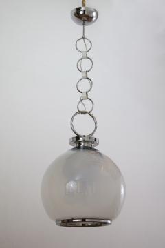 Carlo Nason Italian Midcentury Space Age Pendant Lamp Designed by Carlo Nason for Mazzega - 3089470