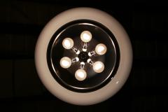 Carlo Nason Italian Midcentury Space Age Pendant Lamp Designed by Carlo Nason for Mazzega - 3089480