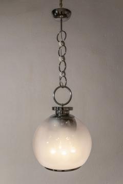 Carlo Nason Italian Midcentury Space Age Pendant Lamp Designed by Carlo Nason for Mazzega - 3089481