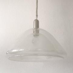 Carlo Nason Large Two Layer Murano Glass Pendant Lamp by Carlo Nason for Mazzega 1960s - 3157090