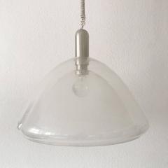 Carlo Nason Large Two Layer Murano Glass Pendant Lamp by Carlo Nason for Mazzega 1960s - 3157091