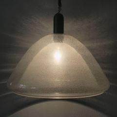 Carlo Nason Large Two Layer Murano Glass Pendant Lamp by Carlo Nason for Mazzega 1960s - 3157092