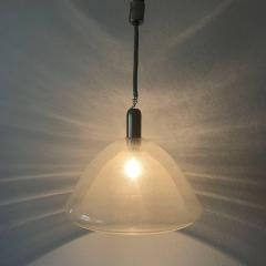 Carlo Nason Large Two Layer Murano Glass Pendant Lamp by Carlo Nason for Mazzega 1960s - 3157093