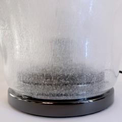 Carlo Nason Lotus LT 305 Pair of Pulegoso Murano Glass Table Lamps by Nason for AV Mazzega - 4519506