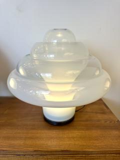 Carlo Nason Lotus Lamp LT305 Murano Glass and Metal by Carlo Nason for Mazzega Italy 1970s - 3617964