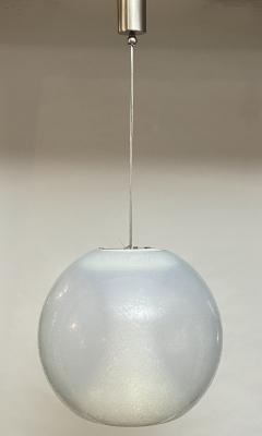 Carlo Nason Mazzega Chandelier with Suspendent Inner Shade by Carlo Nason 1970 Italy - 3516389