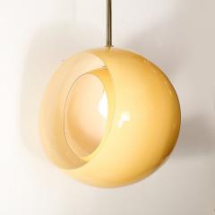 Carlo Nason Mid Century Hand Blown Murano Glass Eclipse Pendant by Carlo Nason for Mazzega - 3998530