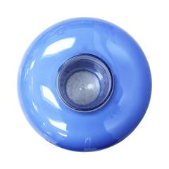 Carlo Nason Mid Century Modern Blue Table Lamps Designed by Carlo Nason in Murano Glass - 4419316