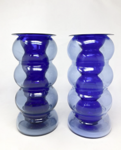 Carlo Nason Mid Century Modern Murano Glass Vases by Carlo Nason for Mazzega Italy 1960s - 3338731
