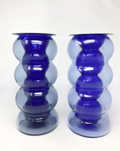 Carlo Nason Mid Century Modern Murano Glass Vases by Carlo Nason for Mazzega Italy 1960s - 3338736