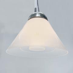 Carlo Nason Milk Glass Pendant by Carlo Nason for Mazzega Venice 1970s - 3027255