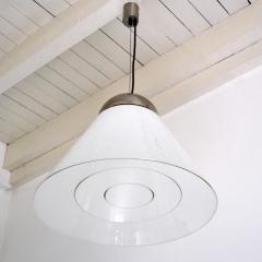 Carlo Nason Milk Glass Pendant by Carlo Nason for Mazzega Venice 1970s - 3027257