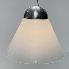 Carlo Nason Milk Glass Pendant by Carlo Nason for Mazzega Venice 1970s - 3027260