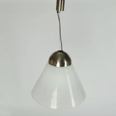 Carlo Nason Milk Glass Pendant by Carlo Nason for Mazzega Venice 1970s - 3027261