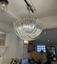 Carlo Nason Murano Curved Crystal Chandelier by Carlo Nason - 3856471