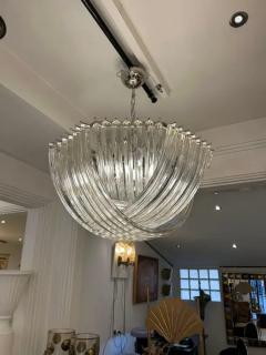 Carlo Nason Murano Curved Crystal Chandelier by Carlo Nason - 3856476