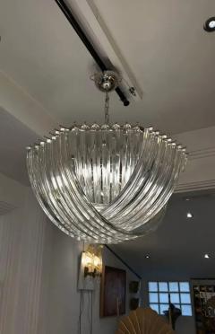 Carlo Nason Murano Curved Crystal Chandelier by Carlo Nason - 3856478