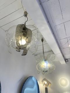 Carlo Nason Murano Glass Artichoke Pendant Light by Carlo Nason for Mazzega Italy 1970s - 2864794