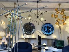 Carlo Nason Murano Glass Artichoke Pendant Light by Carlo Nason for Mazzega Italy 1970s - 2864797