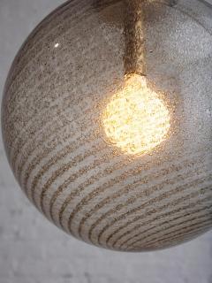 Carlo Nason Murano Gold Swirl Glass Globe Pendant Light - 3573204