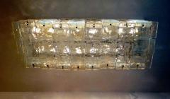 Carlo Nason Pair of Large Murano Glass Ceiling Lights by Carlo Nason for Mazzega 1970s - 1489544