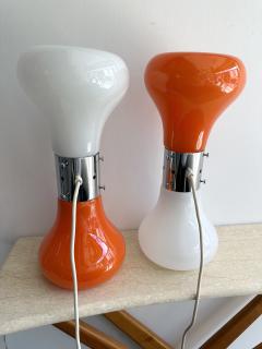 Carlo Nason Pair of Murano Glass Birillo Lamps by Carlo Nason for Mazzega Italy 1970s - 3663277