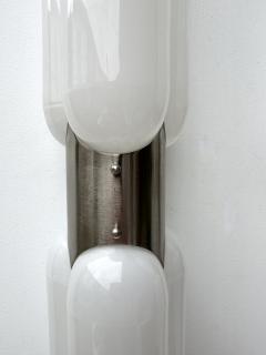 Carlo Nason Pair of Torpedo Murano Glass Sconces by Carlo Nason for Mazzega Italy 1970s - 3594442