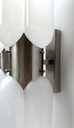 Carlo Nason Pair of Torpedo Murano Glass Sconces by Carlo Nason for Mazzega Italy 1970s - 3594445