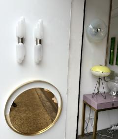 Carlo Nason Pair of Torpedo Murano Glass Sconces by Carlo Nason for Mazzega Italy 1970s - 3594448