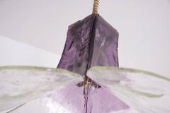 Carlo Nason Pendant Lamp by Carlo Nason for Mazzega in Rare Purple Murano - 551403