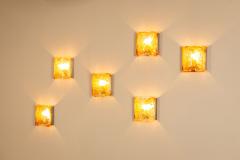 Carlo Nason Set of Six Wall Appliques in the Style of Carlo Nason Italy 1970s - 4451037