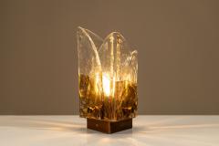 Carlo Nason Set of Two LT 372 Leaf Table Lamps by Carlo Nason Italy 1970s - 4570555