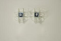 Carlo Nason Two Wall Appliques Model LP 254 by Carlo Nason for Mazzega Italy 1970s - 3983503