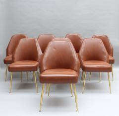 Carlo Pagani Set of 8 Fine 1950s Dining Campanula Chairs by Carlo Pagani for Arflex - 3494852