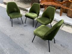 Carlo Pagani Set of four Campanula Chairs by Carlo Pagani for Arflex Italy 1950s - 2763121