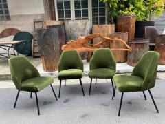 Carlo Pagani Set of four Campanula Chairs by Carlo Pagani for Arflex Italy 1950s - 2763122