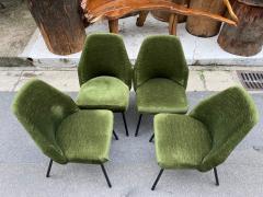 Carlo Pagani Set of four Campanula Chairs by Carlo Pagani for Arflex Italy 1950s - 2763124