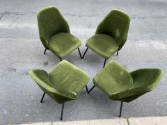 Carlo Pagani Set of four Campanula Chairs by Carlo Pagani for Arflex Italy 1950s - 2763125