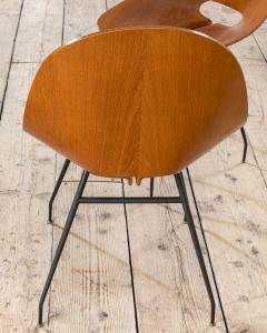 Carlo Ratti 20th Century Carlo Ratti Set of Four Wooden Chairs - 4438949