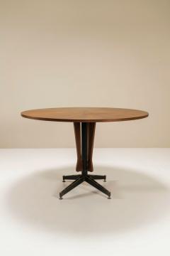 Carlo Ratti Carlo Ratti Round Dining Table Made by Lissoni Italy 1950s - 3026609