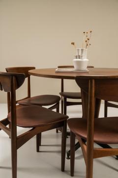 Carlo Ratti Carlo Ratti Round Dining Table Made by Lissoni Italy 1950s - 3026616