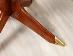 Carlo Ratti Walnut Center or Dining Table Italy circa 1950 - 3365227