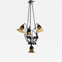 Carlo Rizzarda Carlo Rizzarda 4 arm chandelier - 4759919
