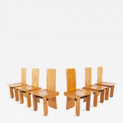 Carlo Scarpa Carlo Scarpa Dining Chairs For Gavina 1974 - 846471